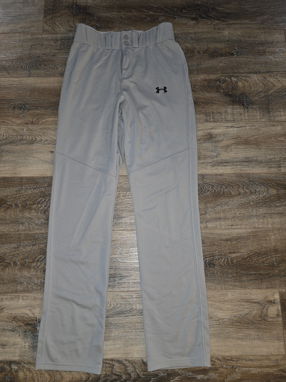 Under Armour Light Gray Performance Baseball Pants Mens Small